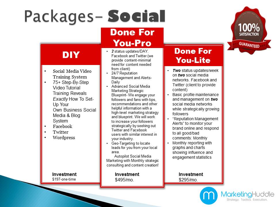 Service Packages-Social