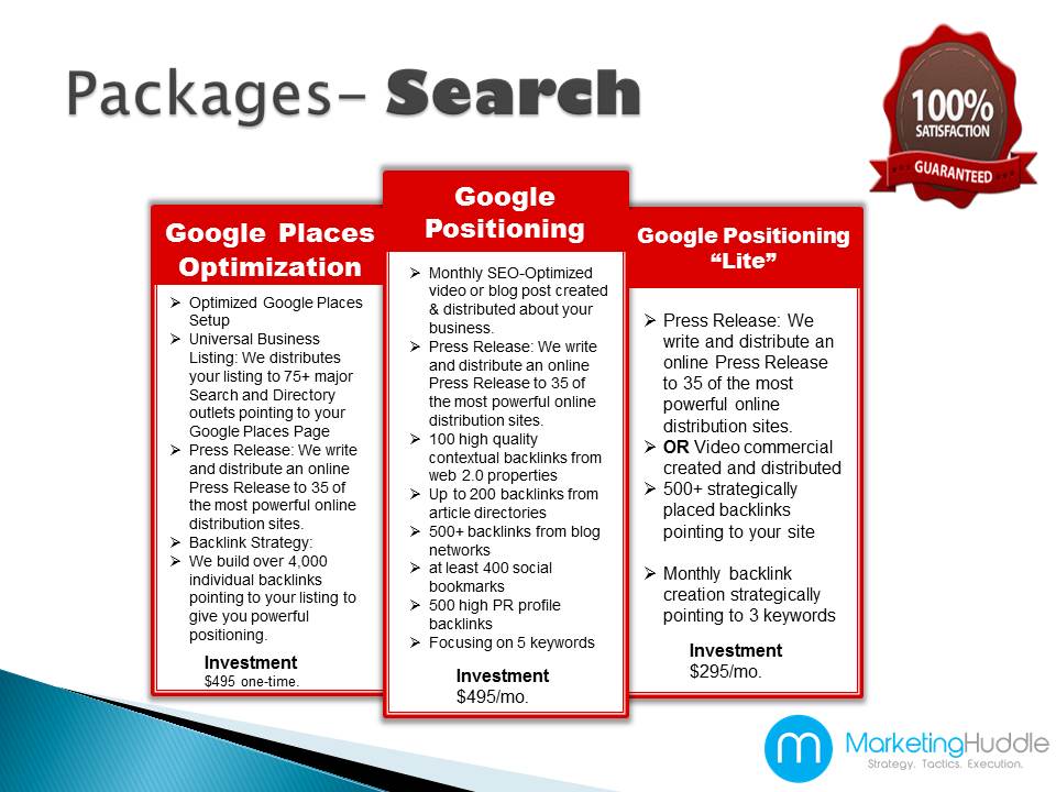 Service Packages-Search
